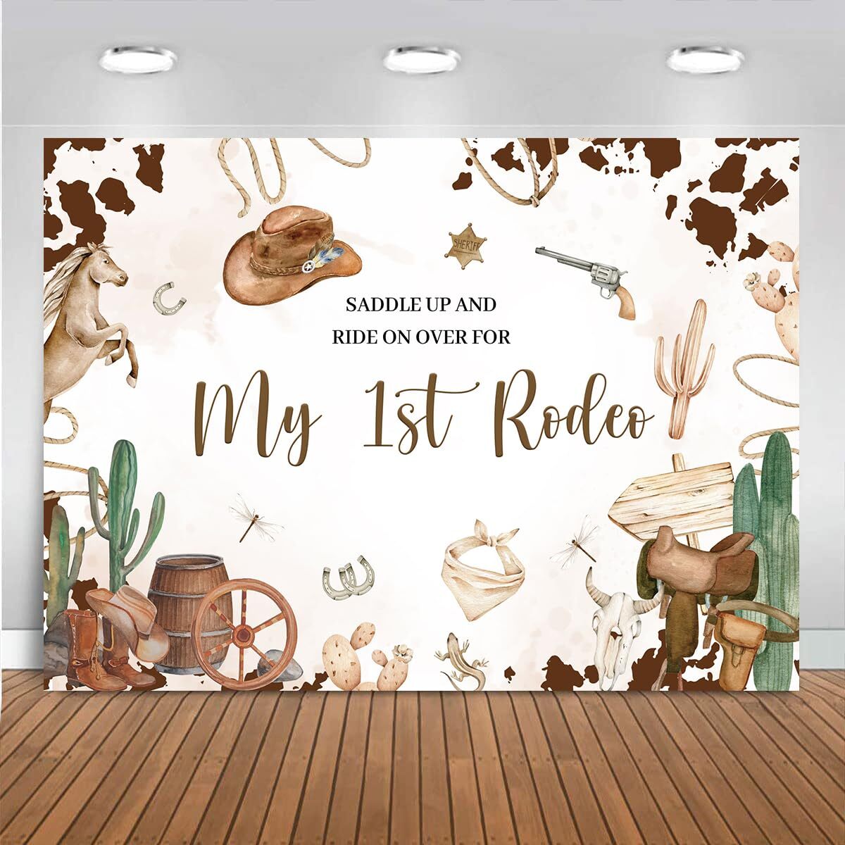 My First Rodeo Birthday Decorations Boy 7x5ft My First Rodeo 1st ...