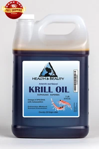 ANTARCTIC KRILL OIL NATURAL by H&B Oils Center Omega-3 EPA DHA ANTI AGING 7 LB - Picture 1 of 12