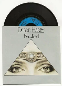 DEBBIE HARRY BLONDIE BACKFIRED ORIGINAL SINGLE FROM UK + PIC COVER - Picture 1 of 1