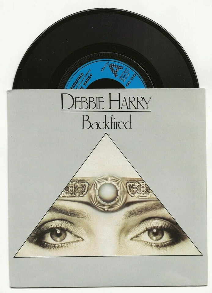 DEBBIE HARRY BLONDIE BACKFIRED ORIGINAL SINGLE FROM UK + PIC COVER - Image 1 of 1