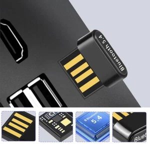 Wireless Audio Headset Adapter Receiver Transmitter W5M8 PC Console ть H6O7 - Photo 1/17