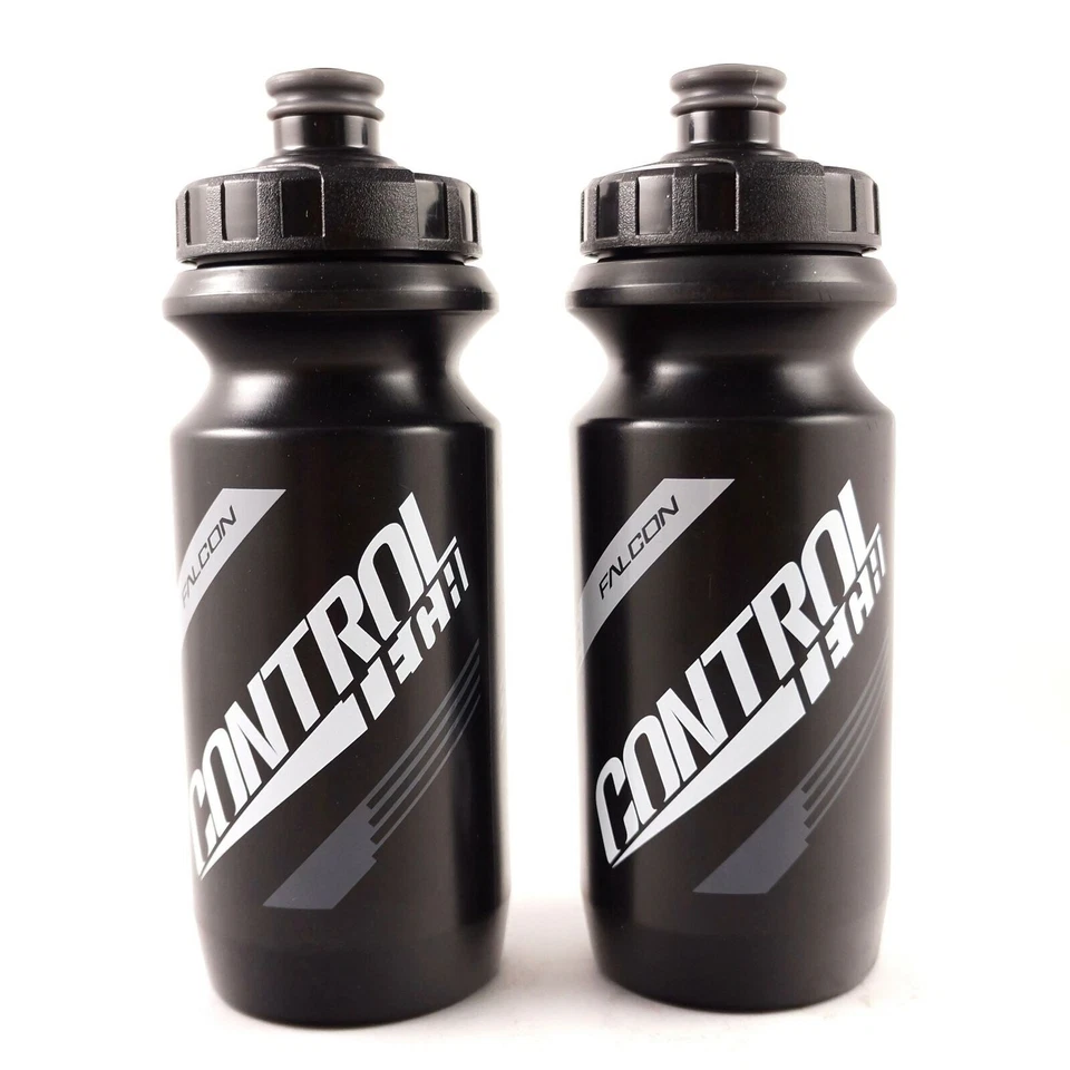 Controltech Road MTB Bike Cycling Water Bottle BPA-Free 600ml Matt Black - Image 1 of 1