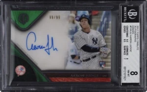 2017 TOPPS TRIBUTE GREEN AARON GIUDICE ROOKIE AUTO 99/99 #TA-AJU - Foto 1 di 2