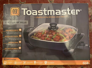 Toastmaster TM-11SK Skillet with Glass Lid, 11", Black -  I-42 New In Box