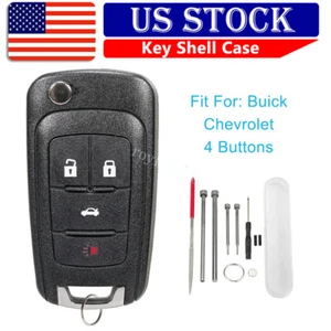 Replacement Remote 4b Key shell Case Fob for Buick Encore Lacrosse for Chevrolet - Foto 1 di 11