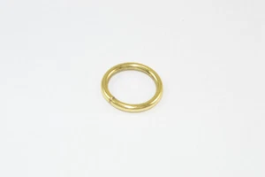 New 30 X Curtain Rings Id 16mm - Od 18mm Brassed EB Steel For Poles &Amp; Rods - - Picture 1 of 1