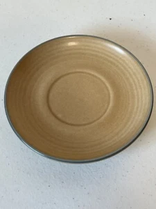 Plato bronceado borde azul platillo 6" repuesto Pfaltzgraff - Imagen 1 de 4