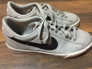 Tenis para hombre Nike Sweet Classic Cuero Gris Negro Blanco 318333-039 TALLA 10 - Imagen 1 de 10