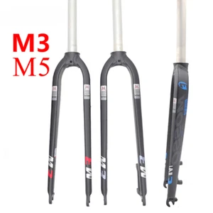 Mountain Bike Aluminum Alloy Hard Fork 26 27.5 29er Road Bicycle Fork Disc Brake - Picture 1 of 39