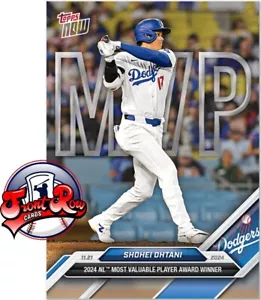 Shohei Ohtani NL MVP WINNER 2024 MLB TOPPS NOW OS-6 - Foto 1 di 2