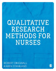 Robert Dingwall Karen Staniland Qualitative Research Methods For Nurses (Relié)