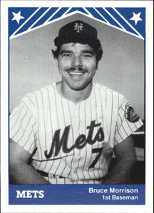 1983 Lynchburg Mets TCMA #9 Bruce Morrison - NM-MT