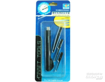 Trumpeter Hobby Mini Razor Saw Mini Säge & 3 Klingen Modellbausäge Master Tools