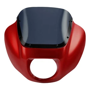 Headlight Fairing Windshield For Harley Street Bob Low Rider 18-23 22 Wicked Red - Picture 1 of 6