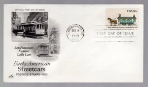 US FDC # 2059 20c Streetcar ArtCraft San Francisco  1983, 9h575 - Picture 1 of 1