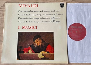 PHILIPS 835 058 VIVALDI OBOE BASSOON FLUTE CONCS LP I MUSICI (1976) EX ITALY - Picture 1 of 3