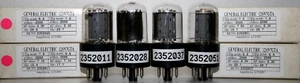 JAN-12SN7GTA General Electric Made in USA AMPLITREX TESTED 1 MQ 4 PCS - Picture 1 of 7