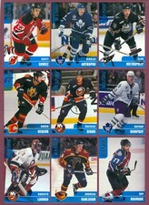 1999-00 BAP BE A PLAYER MEMORABILIA ROOKIE NHL HOCKEY CARD 301 TO 400 SEE LIST