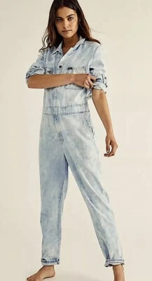 Mono utilitario Lee vintage moderno Union-Alls para mujer XS lavado ácido denim NUEVO Foto 1 de 4