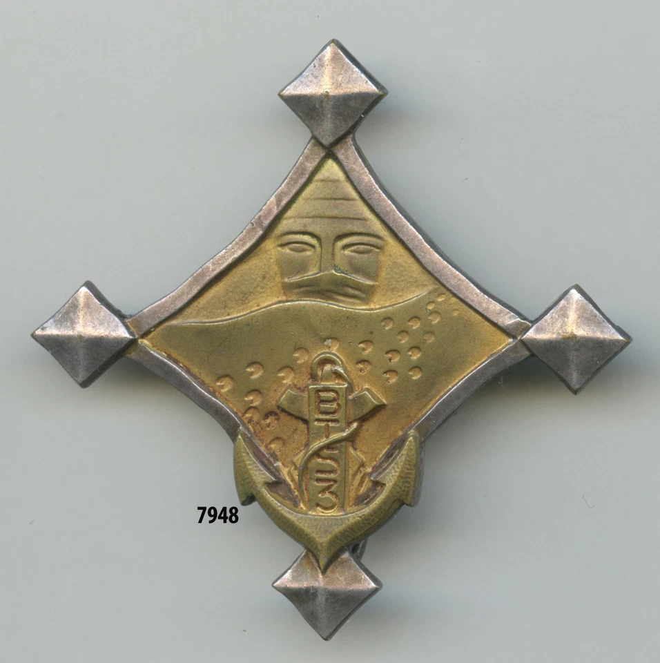 Insigne troupes coloniales ,  3 Bon. de Tirailleurs Sénégalais - Photo 1/1