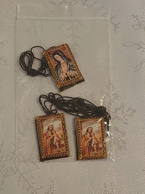 ESCAPULÁRIO SAN JOSÉ / ESCAPULÁRIO DE SAINT JOSEPH (Modelo # E-3) - Imagem 1 de 4