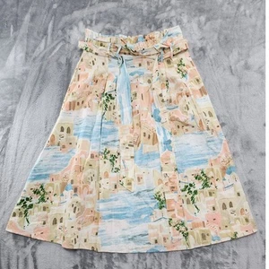 Her Destiny Petites A-Line Pleated Paper Bag Waist Belted Skirt Size PM Pueblo - Picture 1 of 8