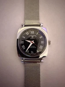 Favre Leuba watch 81073TL stainless manual wind roman numerals - Picture 1 of 6