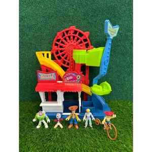 Imaginext Toy Story Juego Carnaval Disney Fisher Price con Figura Buzz y Woody - Imagen 1 de 7