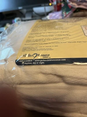 Pañales de tela Gerber Birdseye nuevo paquete de 12 paquetes de pañales preplegados Foto 1 de 3