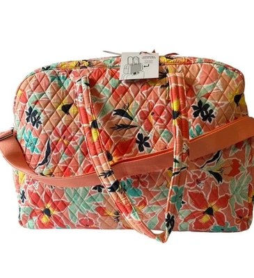 Vera Bradley Grand Traveler Bag Rainforest Lily NWT - Image 1 of 4
