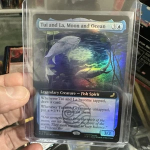 Arte Extendido Tui and La, Luna y Océano #181 Lámina Raro - Magic The Gathering TLE Eterno Legal - Imagen 1 de 2