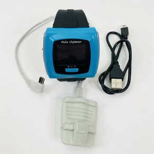 Wrist Fingertip Pulse Oximeter SpO2 Blood Oxygen Monitor,Alarm+USB+SW US CE FDA - Picture 1 of 13