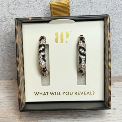 Bomb Party UNTAMED UNICORN EARRINGS ULTRA RARE ROSE GOLD PLATING ER17966 - Image 1 of 2