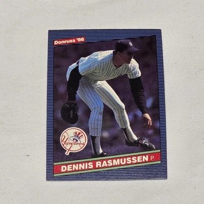 1986 Leaf Donruss Dennis Lee Rasmussen #336 - Image 1 of 3