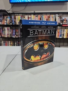 BATMAN (Blu-ray DigiBook, 2009) Michael Keaton, Jack Nicholson 🇺🇸 SHIPPED  - Bild 1 von 2