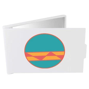'Geometric Retro Circle' Compact / Travel / Pocket Makeup Mirror (CM00036759) - Picture 1 of 2