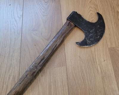 Outils anciens - Belle hache de pressoir forgée - Photo 1/4