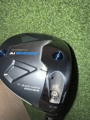 Mini driver Callaway Paradym AI Smoke Ti 340 estado perfeito 11,5 graus - Imagem 1 de 4