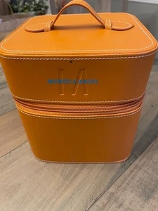 Moroccanoil Orange Compact Travel Case with handle and zipper 7" x 7" - Picture 1 of 3