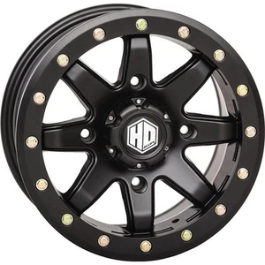STI - 15HB929 - HD9 Complock Beadlock Wheel, 15x7 4/137 - 4+3 Offset - Matte Blk - Imagen 1 de 4