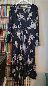 EUC Pyramid Collection Witchy Boho Hippie Duster Jacket Size Large - Picture 1 of 5