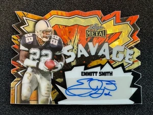 2025 Leaf Metal Emmitt Smith 1/1 Super Prismatic Savage Auto Autograph Cowboys - Bild 1 von 6