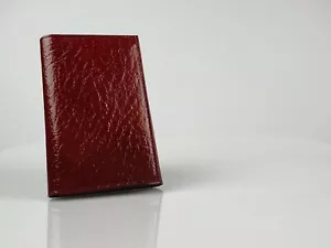 Leather Burgundy Trifold Wallet (80mm x 125mm) *New In Box* - 117 - Picture 1 of 5