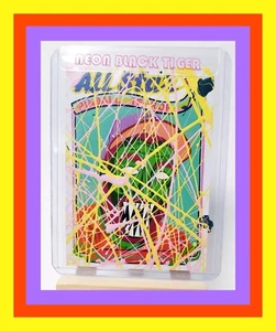 3/3 Neon Black Tiger - DAVID G PERERA - ALL STAR PINBALL TERROR - NBT ART CARD - Picture 1 of 2
