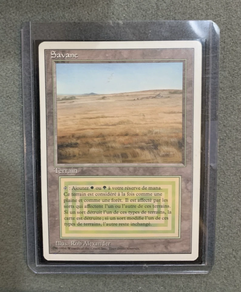 Magic: The Gathering MTG Savannah FWB French Revised 3rd Ed 1994 Near-Mint/NM!!! - Image 1 of 1