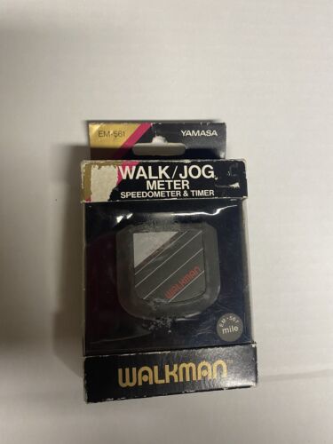 VINTAGE YAMASA "SONY" EM-561 WALKMAN WALK/JOG METER SPEEDOMETER TIMER JAPAN NOB