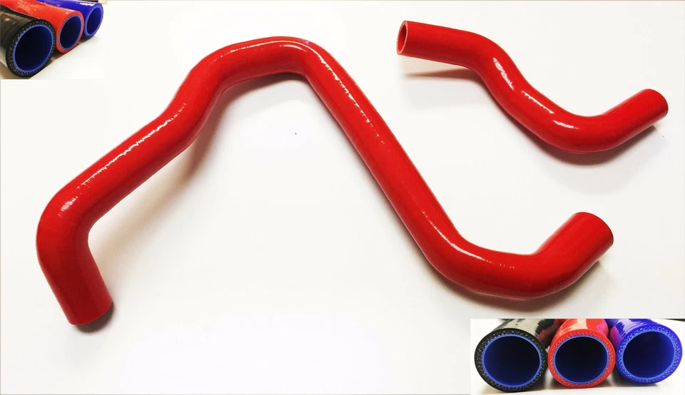 Kit de manguera de radiador de silicona roja para Honda Prelude S Si 1992-1996 2,2 L 2,3 L L4 Foto 1 de 1