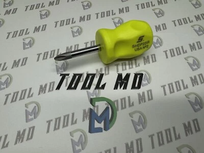 Herramientas a Presión NUEVO HI VIZ AMARILLO Agarre Duro Phillips STUBBY Destornillador SHDP22IRHV Foto 1 de 4