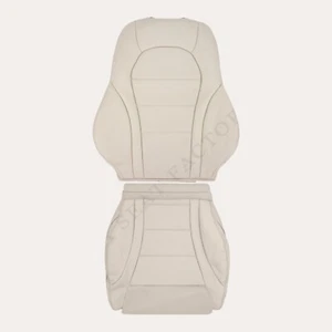 2014-2023 Mercedes-Benz C-Class Driver Side Seat Covers W205-LEATHER GREY - Picture 1 of 24