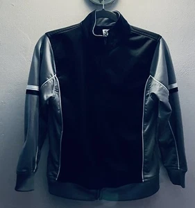 Athletics Works YOUTH BOYS LARGE SIZE 10/12 Jacket Black, Gray, White Trim - Picture 1 of 5